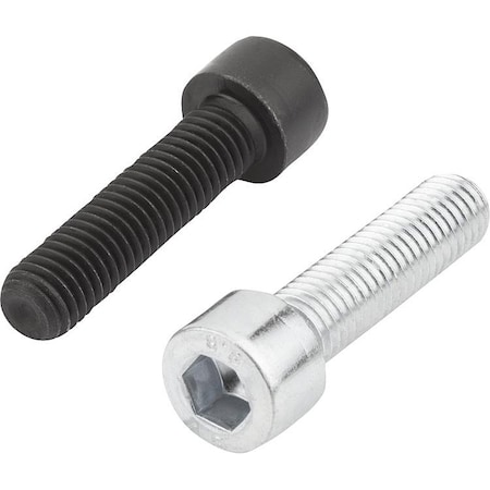 M5 Socket Head Cap Screw, Bright Steel, 85 Mm Length